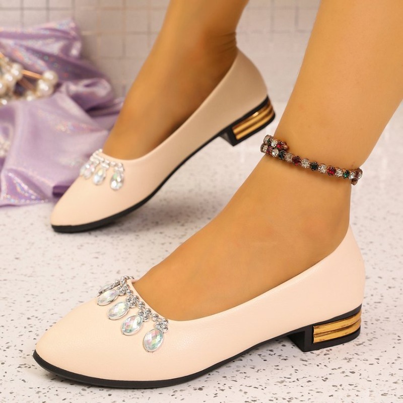 Women'S Shoes Clogs - レディースフラットシューズ ポインテッドトゥ バレエシューズ プラスサイズ フラットスニーカー レディース