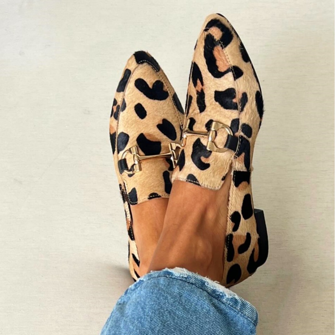 大きいサイズ40-43 レオパード柄レディースシューズ、20 - Mule Slip On のレビューと価格