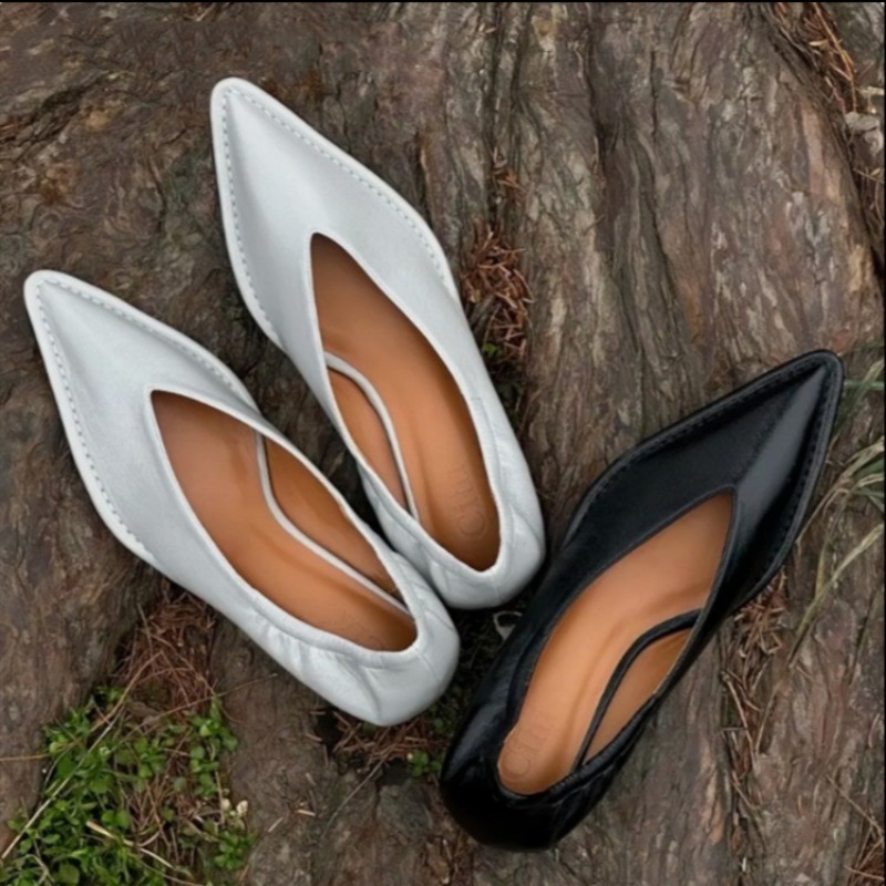 2025年新作 ポインテッドトゥ シングルシューズ レディー - Mule Slip On のレビューと価格