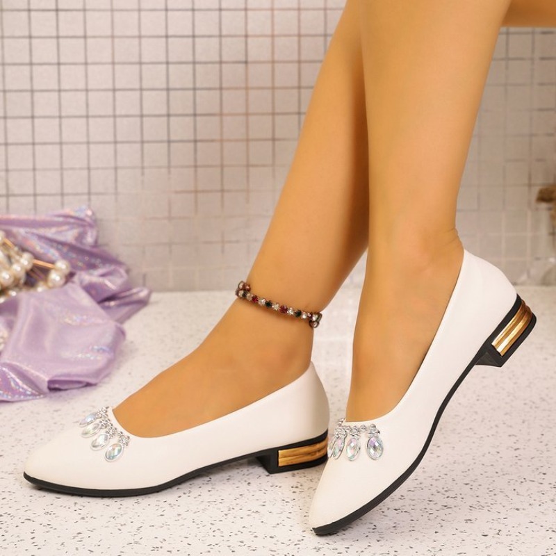 レディースフラットシューズ ポインテッドトゥ バレエシューズ - Women'S Shoes Clogs のレビューと価格