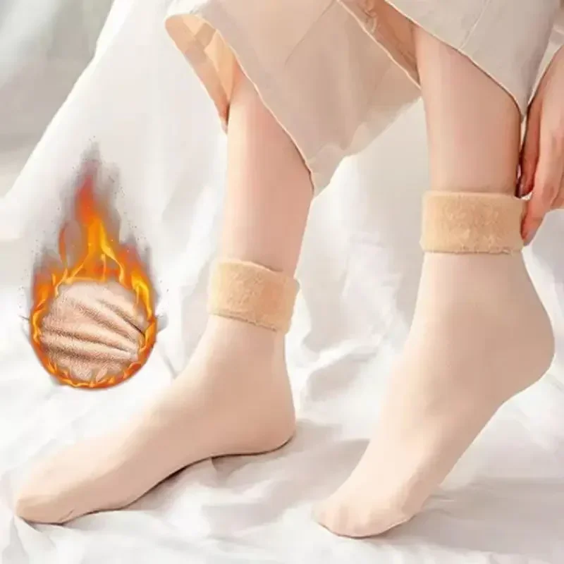 冬用 保温ソックス メンズ レディース 男女兼用 厚手 裏起 - Sock Boot Women のレビューと価格