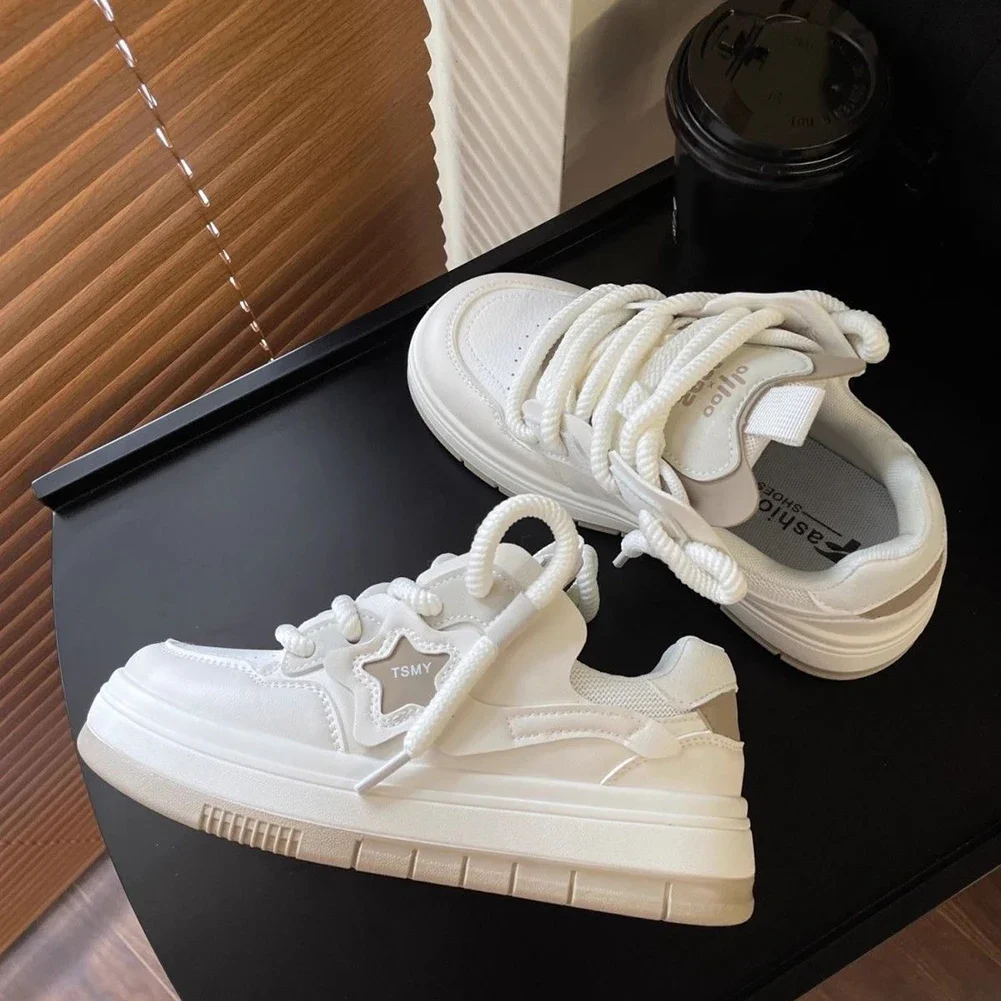 ジョギング用スターウォーキングプラットフォームシューズ、快適 - Women Shoes Tennis のレビューと価格