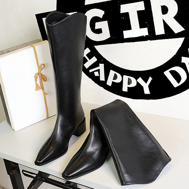 BIGTREE 2027 新作 ストリートスタイル ポインテ - Knee High Boots Women のレビューと価格